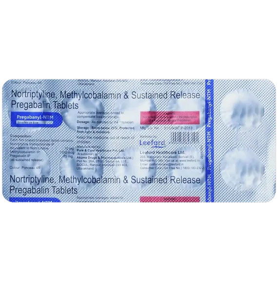 pregabanyl ntm tablet 10's